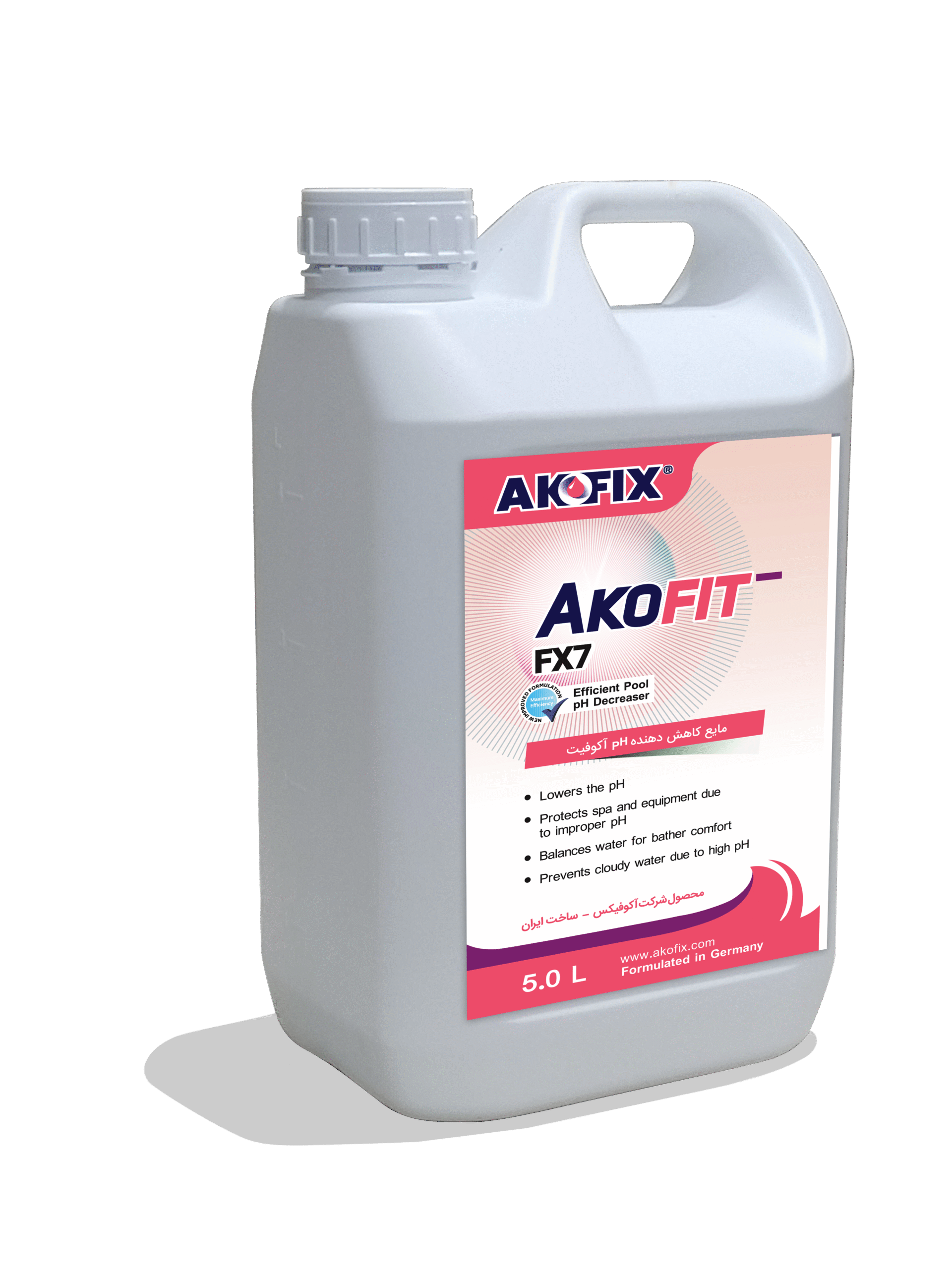 محلول کاهش دهنده PH آکوفیت-