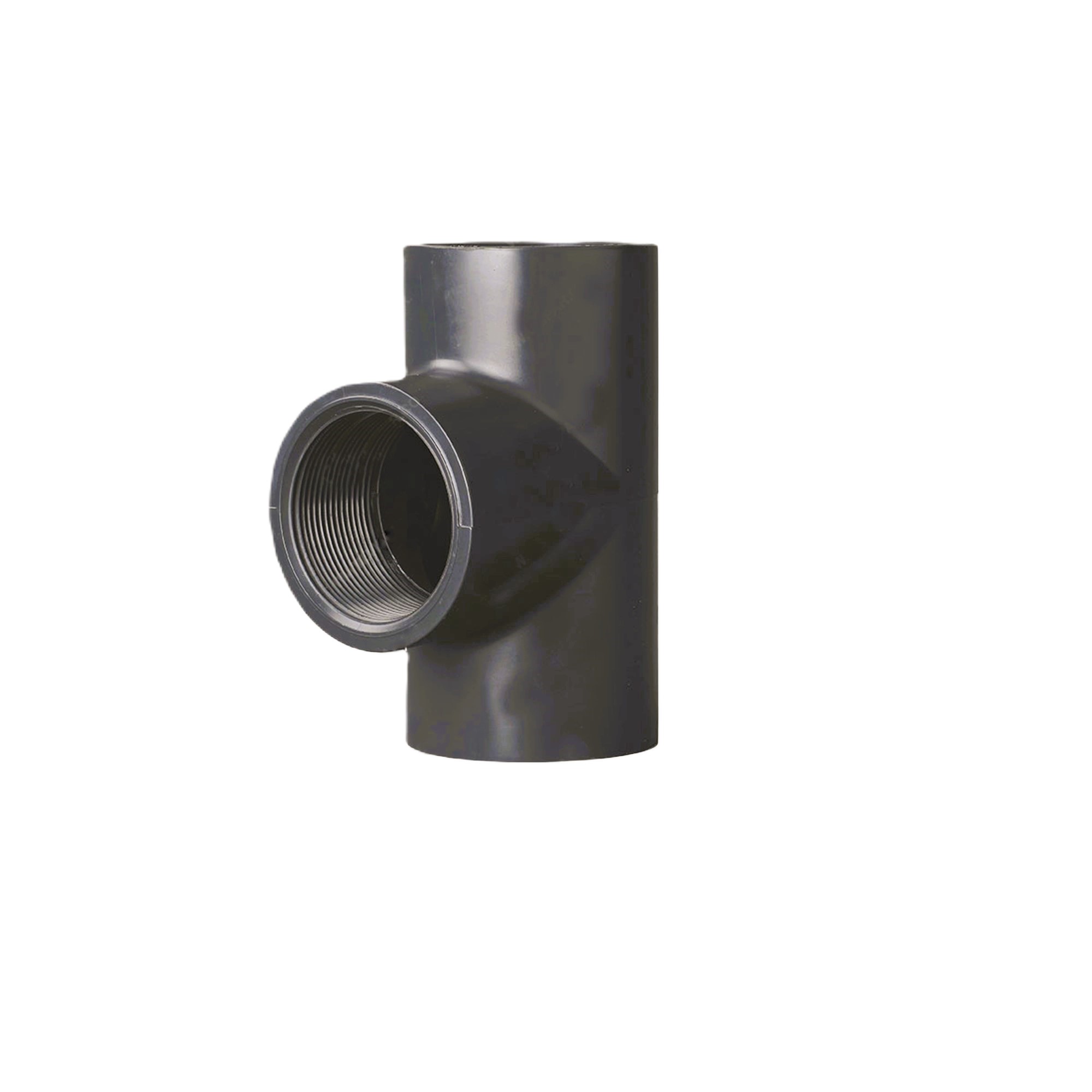 سه راه UPVC ناف دنده